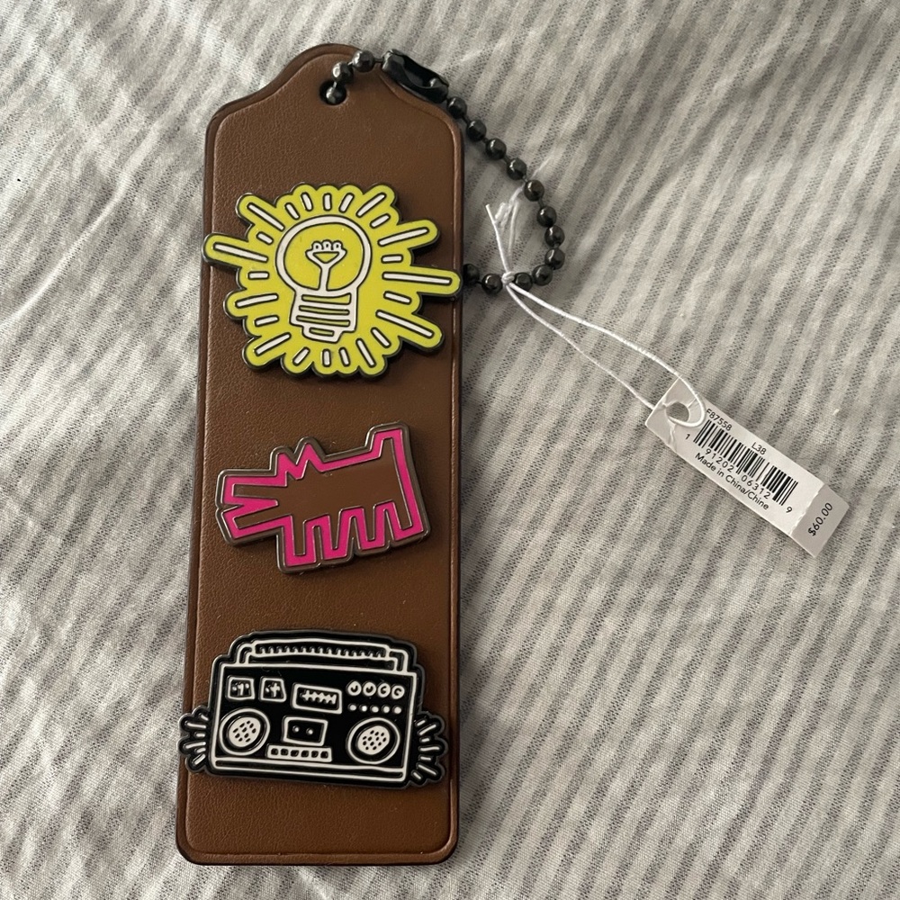 NWT RARE Coach X Kieth Haring pin set